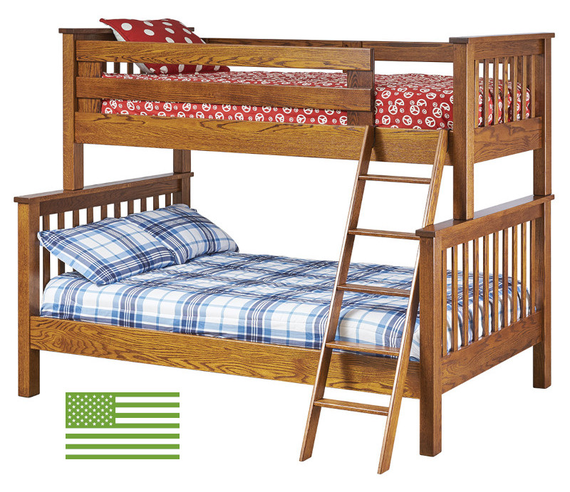 Amish Makenzie Twin & Full Bunk Bed